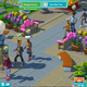 A screenshot shows a group of students leaving school after graduation.